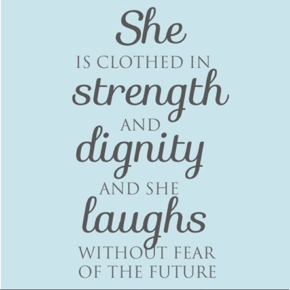 🌻Proverbs 31:25🌻